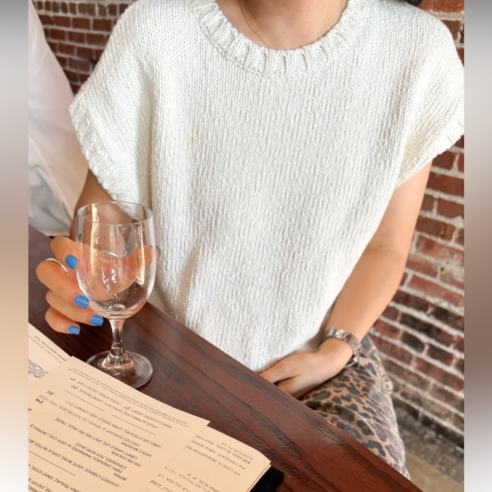 Le Bon Shoppe Pierre cotton sweater in naturel